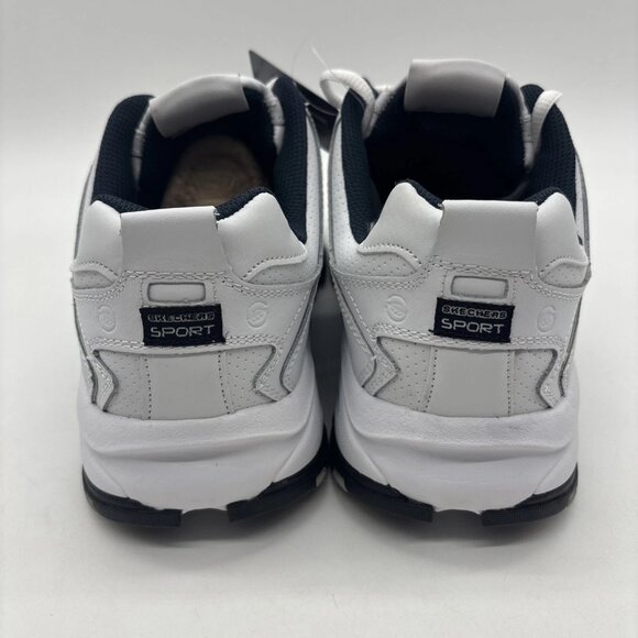 Skechers Vigor 2.0 Serpentine 51242EW/WNV White/Navy - Men’s US Size 10 Wide Fit - Picture 5 of 16